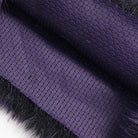 DEVIL FASHION Women's Gothic Plush Chains Leg Warmers Black-Purple
