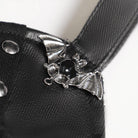DEVIL FASHION Women's Gothic Rivet Bat Tote Bag