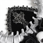DEVIL FASHION Women's Gothic Rose Cross Skull Headwear