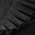 DEVIL FASHION Women's Gothic Ruffled Collar Flared Sleeved Jacket