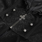 DEVIL FASHION Women's Gothic Ruffled Collar Flared Sleeved Jacket