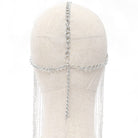 DEVIL FASHION Women's Gothic Skull Tassel Chained Headwear