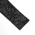 DEVIL FASHION Women's Gothic Thorny Vine Flocked Sheer Mesh Leggings