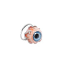 DEVIL FASHION Women's Punk Blue Eyeball Ring