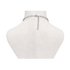 DEVIL FASHION Women's Punk Chain Hexagram Fishbone Necklace