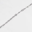 DEVIL FASHION Women's Punk Chain Red Pendant Necklace