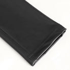 DEVIL FASHION Women's Punk Chain Stud Faux Leather Pants