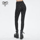 DEVIL FASHION Women's Punk Cutout Spaghetti Straps Leggings