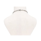 DEVIL FASHION Women's Punk Heart Beady Chain Necklace