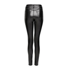 DEVIL FASHION Women's Punk Lace-up Buckle Strap Leggings
