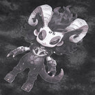 DEVIL FASHION Women's Punk Lilimar Printed Ripped T-shirt