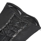 DEVIL FASHION Women's Punk Mesh Splice Chained Halterneck Honeymoon Dress