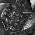 DEVIL FASHION Women's Punk Printed Cutout Turtleneck Shirt