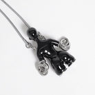DEVIL FASHION Women's Punk Sci-fi Weird Alien Necklace Black
