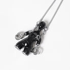 DEVIL FASHION Women's Punk Sci-fi Weird Alien Necklace Black