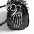 DEVIL FASHION Women's Punk Skull Rivets Chain Bag
