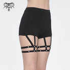 DEVIL FASHION Women's Punk Spaghetti Straps Shorts
