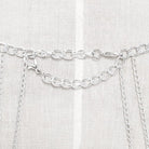 DEVIL FASHION Women's Punk Studded Chained Headwear