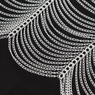 DEVIL FASHION Women's Punk Studded Chained Headwear