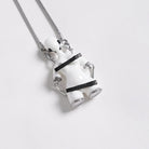 DEVIL FASHION Women's Punk Weird Sci-fi Alien Necklace White