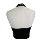 DEVIL FASHION Women's Strappy Punk Halterneck Top