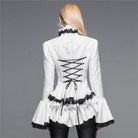 DEVIL FASHION Women's Vintage Victorian Short Lace Top