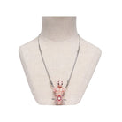 DEVIL FASHION Women's Weirdcore Alien Mechanical Elements Necklace Pink