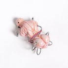 DEVIL FASHION Women's Weirdcore Alien Mechanical Elements Necklace Pink