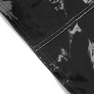 DEVILFASHION Women's Punk Eyelet Straps Zip Long Skirt