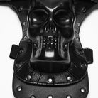 PUNK RAVE Men's Techwear Studded Skull Shoulder Harness Armor