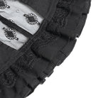 EVA LADY Women's Goth Floral Lace Sheer Shirt