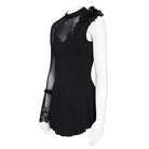 EVA LADY Women's Goth One Sleeve Top