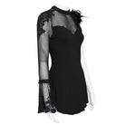 EVA LADY Women's Goth One Sleeve Top