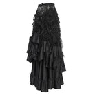 EVA LADY Women's Gothic Cross Rose Beaded Long Skirt