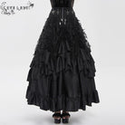 EVA LADY Women's Gothic Cross Rose Beaded Long Skirt