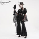 EVA LADY Women's Gothic Cut-out Lace Tassels Jacket