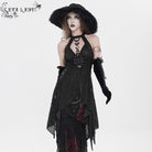 EVA LADY Women's Gothic Cutout Halterneck Tank Top