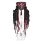 EVA LADY Women's Gothic Embroidered Rose Cross Underbust Corset