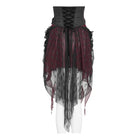 EVA LADY Women's Gothic Embroidered Rose Cross Underbust Corset