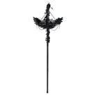 EVA LADY Women's Gothic Feather Wing Chained Truncheon