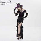 EVA LADY Women's Gothic Floral Embroidered Feather Tassels Hat