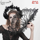 EVA LADY Women's Gothic Floral Lace Dendritic Fan