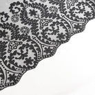 EVA LADY Women's Gothic Floral Mesh Splice Skirt Red