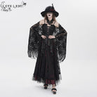 EVA LADY Women's Gothic Floral Tassels Cape