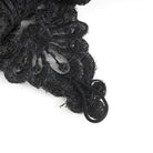 EVA LADY Women's Gothic Irregular Feather Beaded Black Lace Gloves