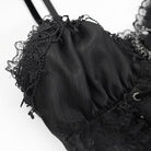 EVA LADY Women's Gothic Lace-up Lace Overbust Corset