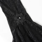 EVA LADY Women's Gothic Layered Beaded Ruffle Rose Mesh Arm Sleeves