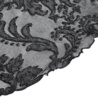 EVA LADY Women's Gothic Off Shoulder Lace Splice Velvet Shirt Black