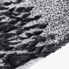 EVA LADY Women's Gothic Rhinestone Feather Cape with Hood