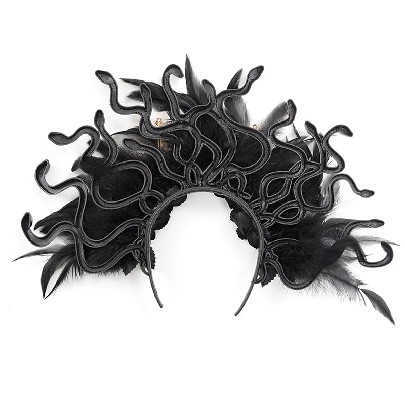 EVA LADY Women's Gothic Snake Flower Hair Accessories